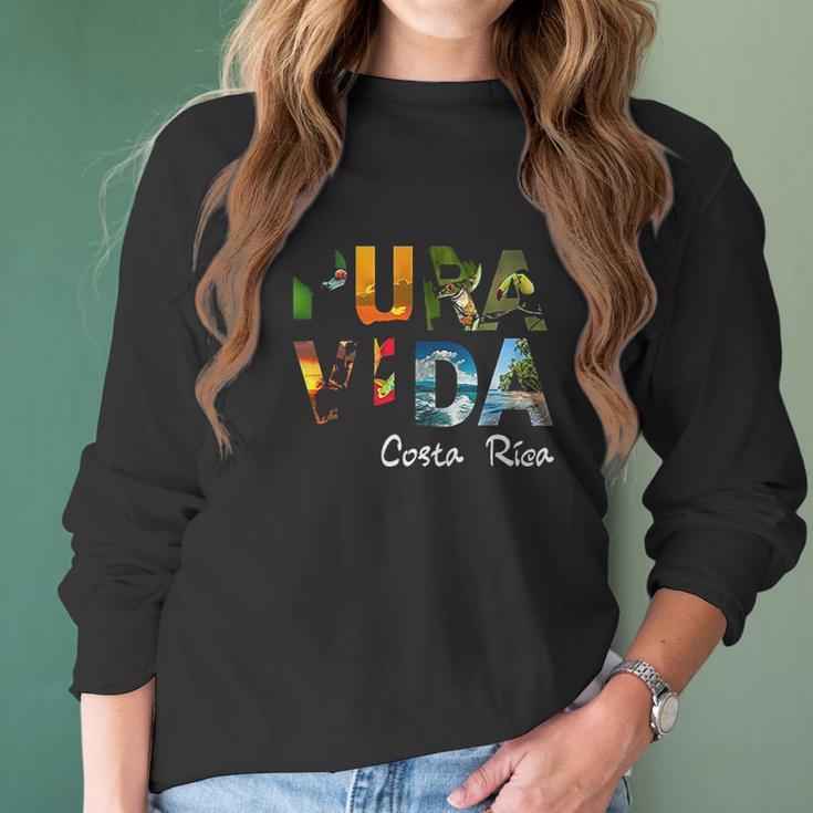 Pura Vida Costa Rica Men Women Kids Women Long Sleeve Tshirt