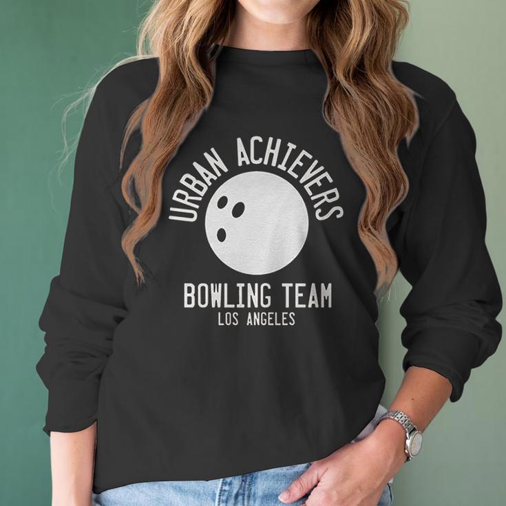 Ripple Junction Big Lebowski Urban Achievers Bowling Women Long Sleeve Tshirt