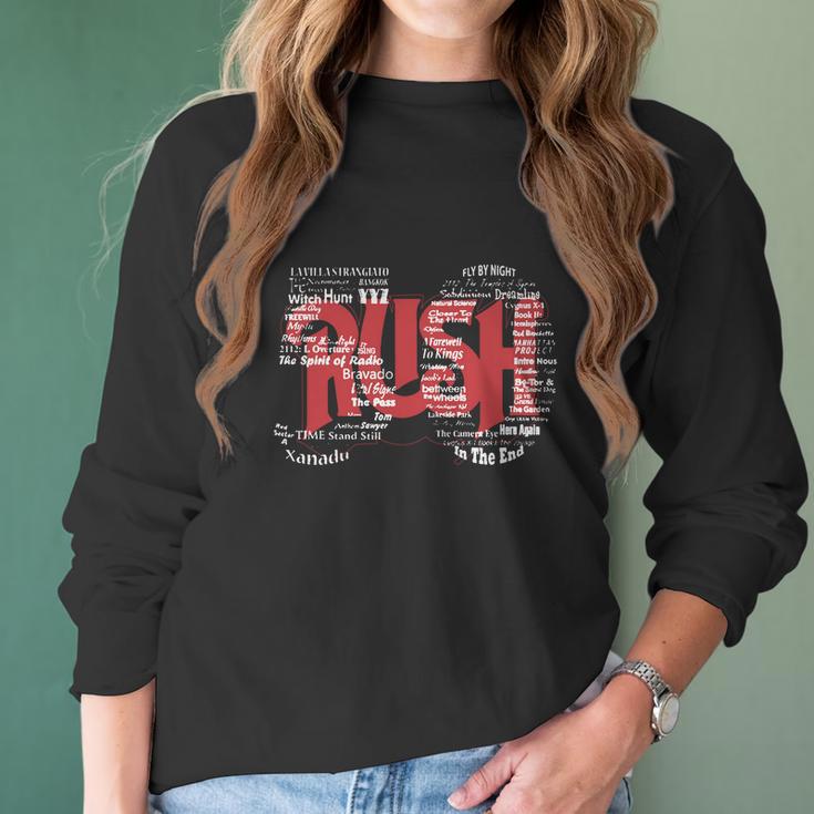 Rush Band 50 Years Women Long Sleeve Tshirt