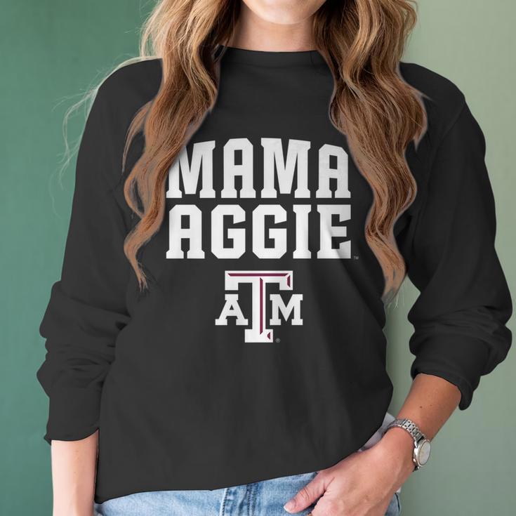 Texas Am Aggies Texas Am Mama Mascot Apparel Women Long Sleeve Tshirt