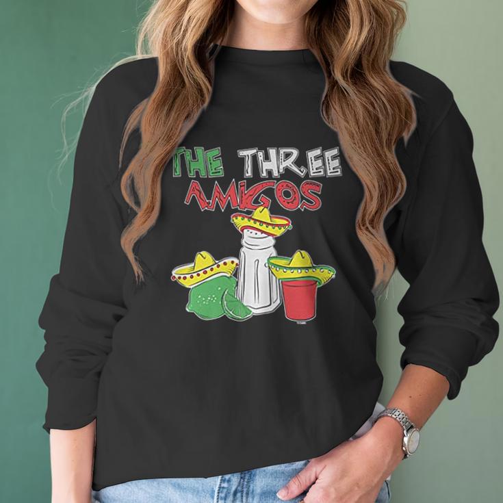 The Three Amigos Cinco De Mayo Tequila Women Long Sleeve Tshirt