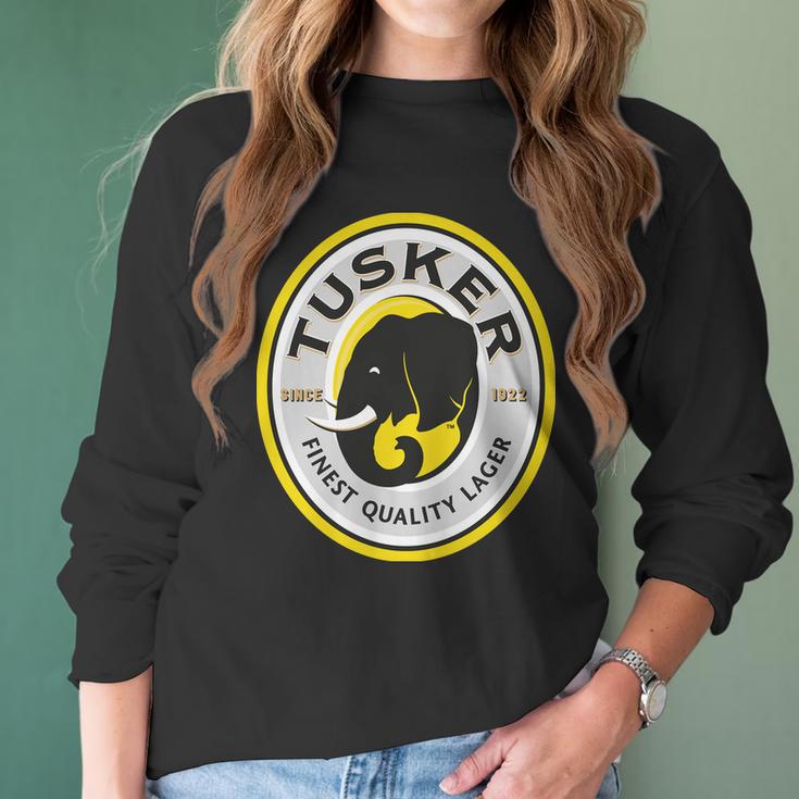 Tusker Beer Women Long Sleeve Tshirt