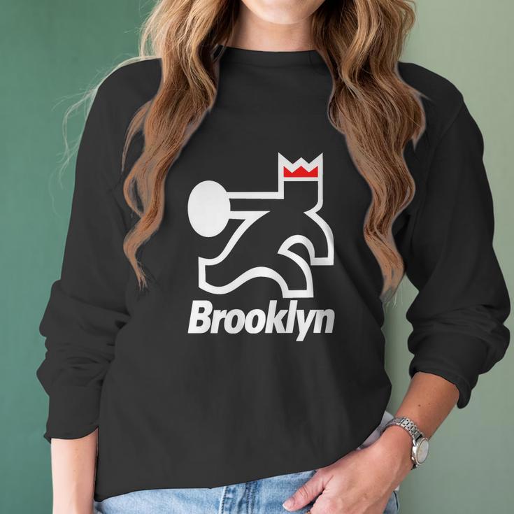 Vintage Bowling Brooklyn Women Long Sleeve Tshirt