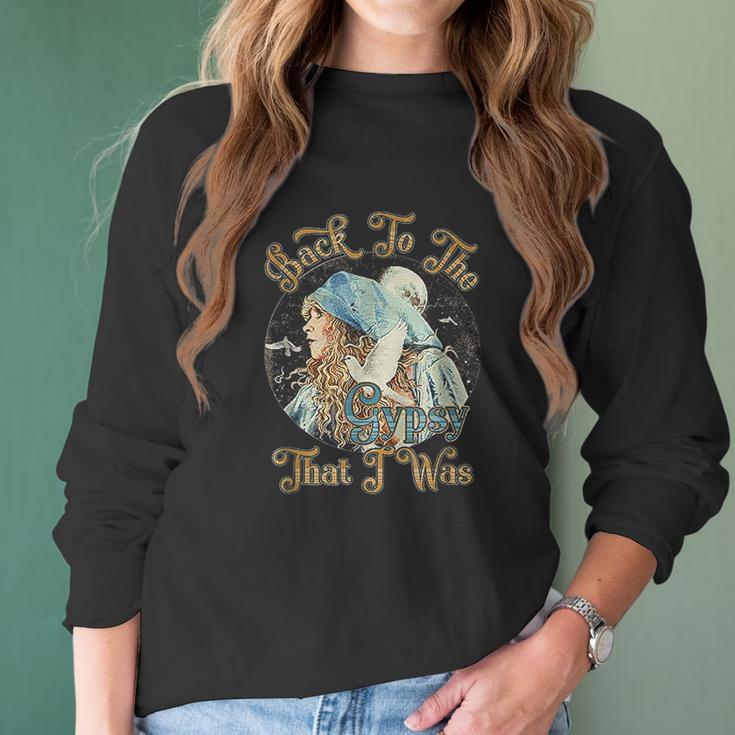 Vintage Stevie Nicks Gift Christmas Rock On 70S Fan Women Long Sleeve Tshirt