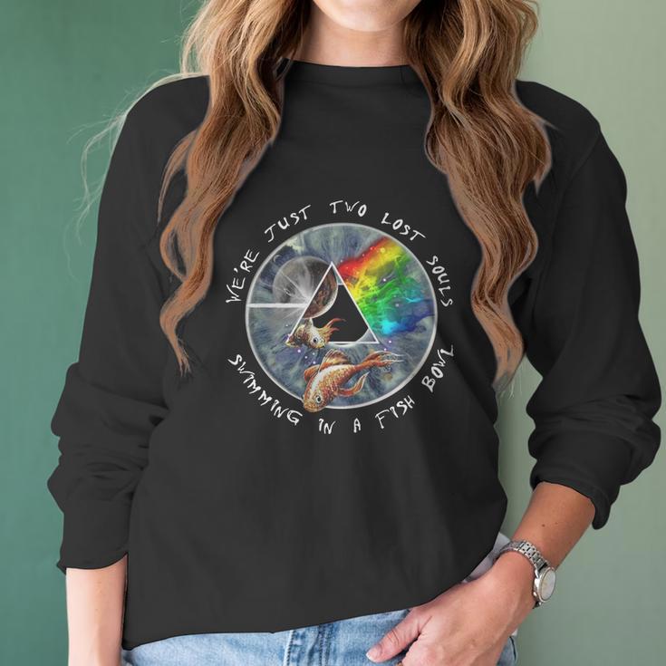 We’Re Just Two Lost Souls Swimming In A Fishbowl Pink Floyd Shirt Women Long Sleeve Tshirt