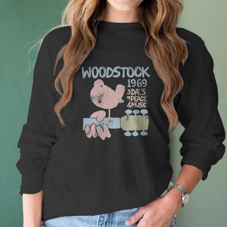 Woodstock 50 Years Dove Women Long Sleeve Tshirt