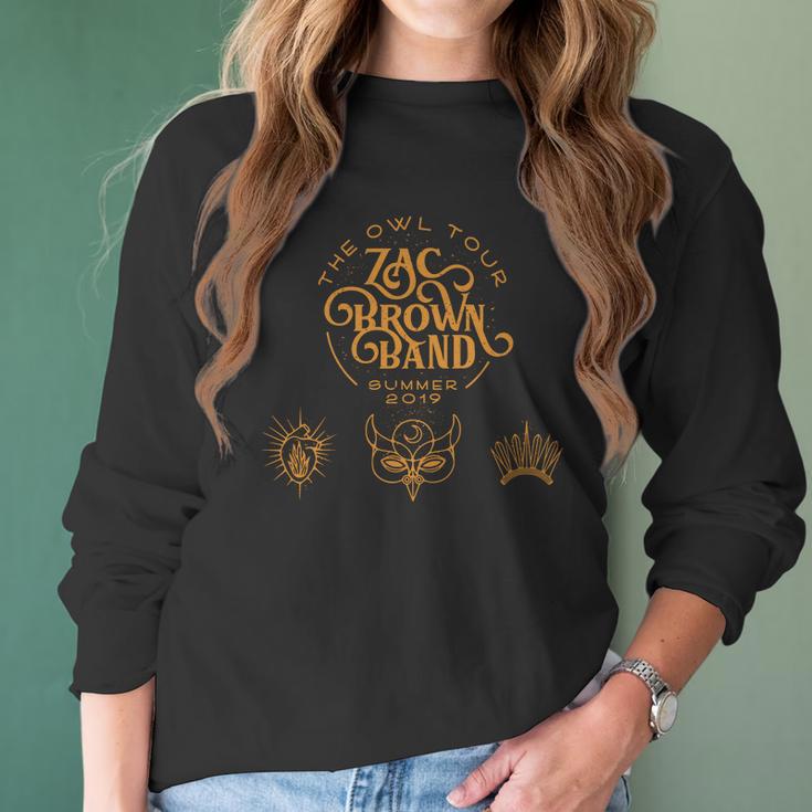 Zac Brown Band Summer 2019 The Owl Women Long Sleeve Tshirt