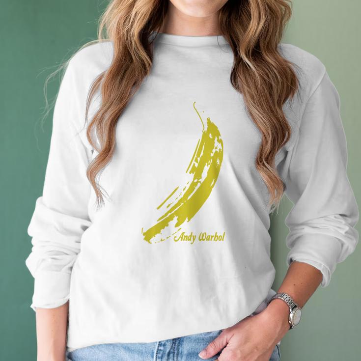 Andy Warhol Banana - Womens Bamboo Performance Tank By All Sport Women Long Sleeve Tshirt