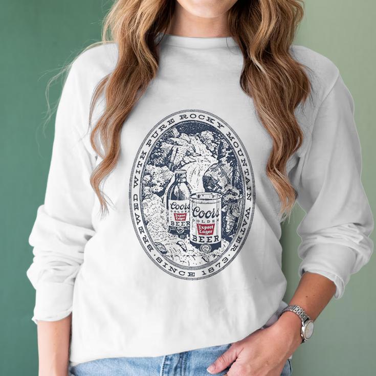 Coors Golden Beer Women Long Sleeve Tshirt