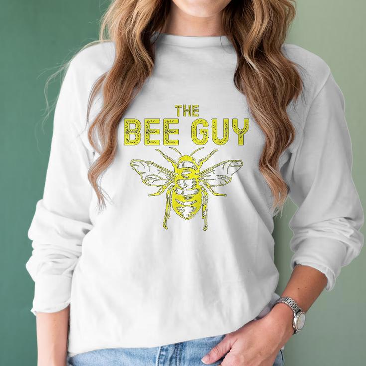 Funny Beekeeping Gift For Beekeeper Honey Bee The Bee Guy Women Long Sleeve Tshirt