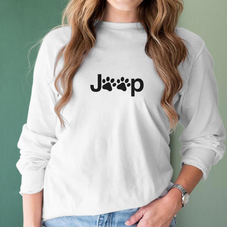 Funny Jeep Paw Prints Dogs Jeeps Owner Men Women Gift Women Long Sleeve Tshirt