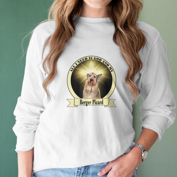 God And My Berger Picard Women Long Sleeve Tshirt