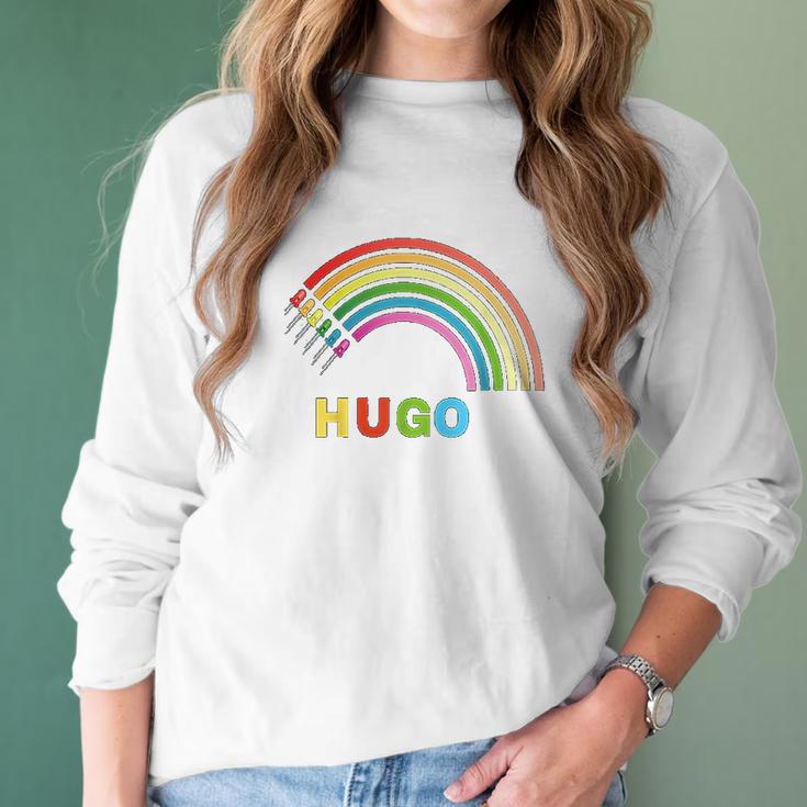 Hugo Rainbow Women Long Sleeve Tshirt