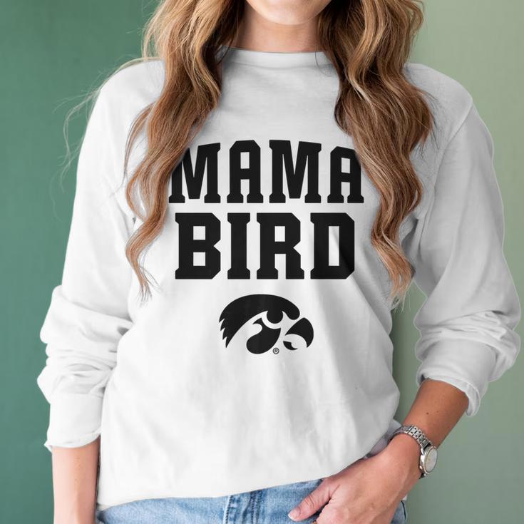 Iowa Hawkeyes Mama Bird Gold Ver 2 Apparel Women Long Sleeve Tshirt