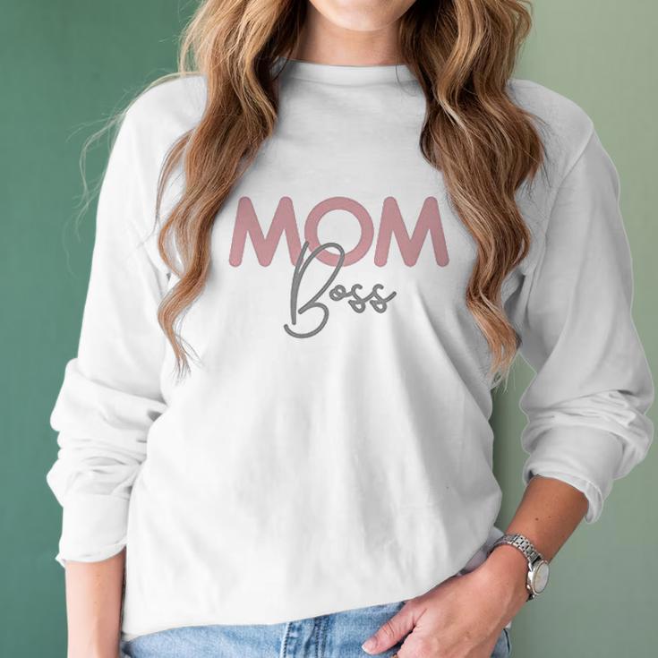 Mom Boss Baby Women Long Sleeve Tshirt