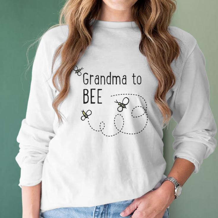 Old Glory Bees Bumblebee Grandma To Bee Be Womens Organic Women Long Sleeve Tshirt