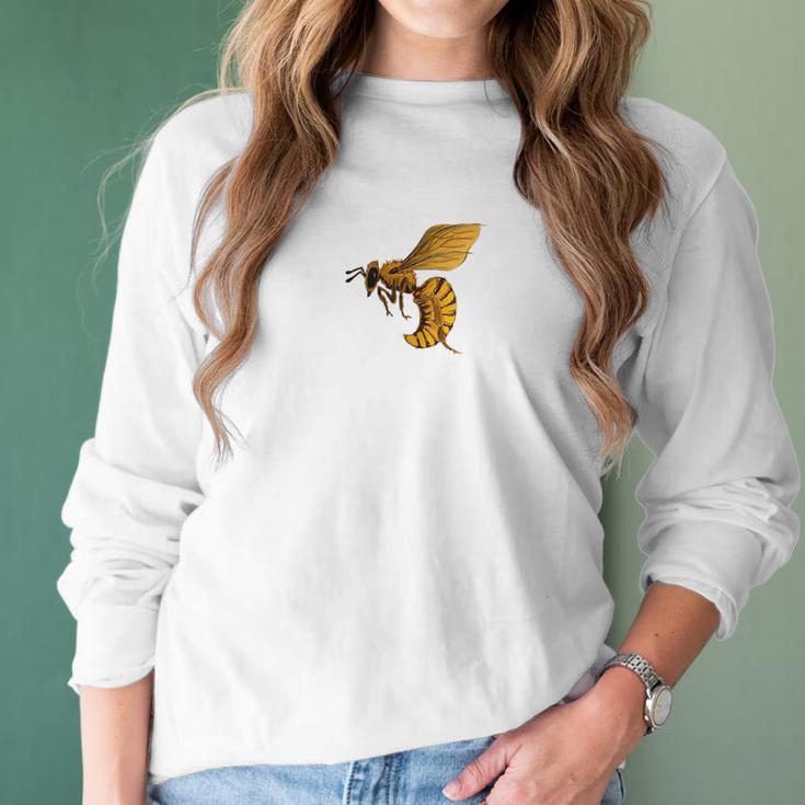 Paper Wasp Bee Women Long Sleeve Tshirt