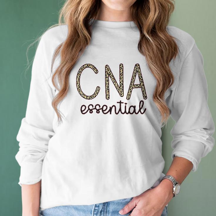 Speedy Pros Funny Graphic Cna Nurse Certified Nursing Assistance Essential Worker Women Long Sleeve Tshirt