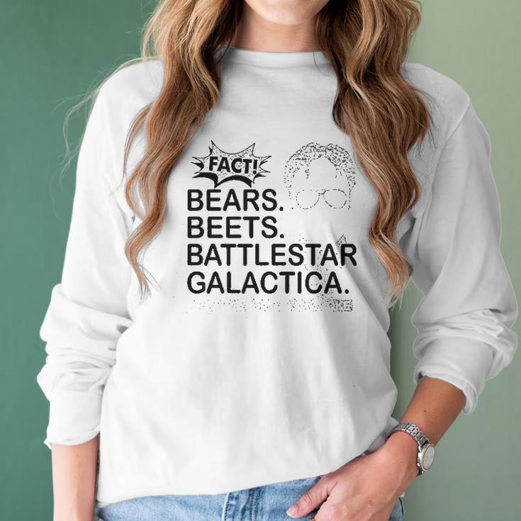 Squatch King Threads Bears Beets Battlestar Galactica Women Long Sleeve Tshirt