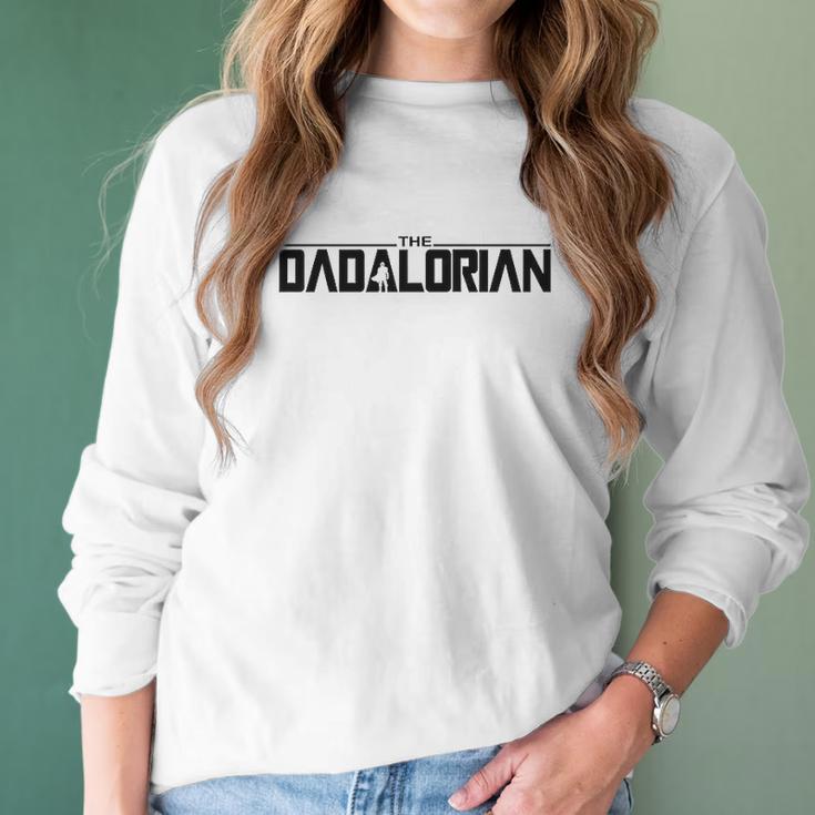 Threadz Fathers Day Dadalorian Best Christmas Gifts For Dad Women Long Sleeve Tshirt