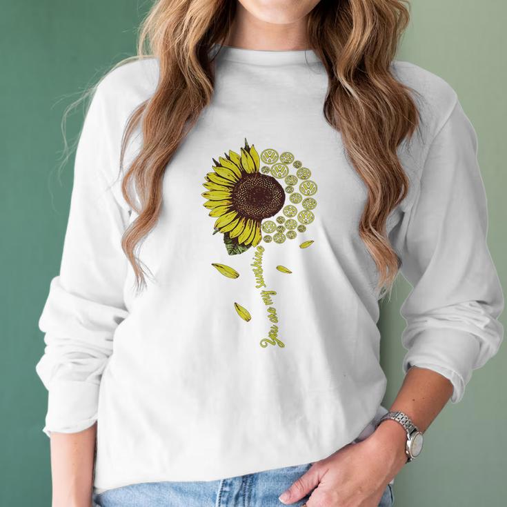 Volkswagen Sunflower You Are My Sunshine Women Long Sleeve Tshirt