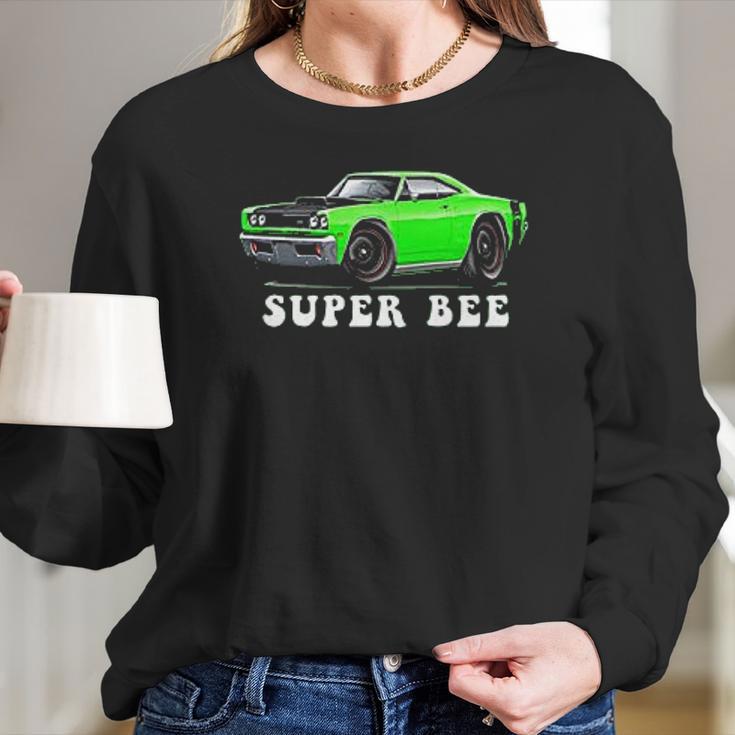 1969 Dodge Coronet Super Bee Full Color Design Women Long Sleeve Tshirt