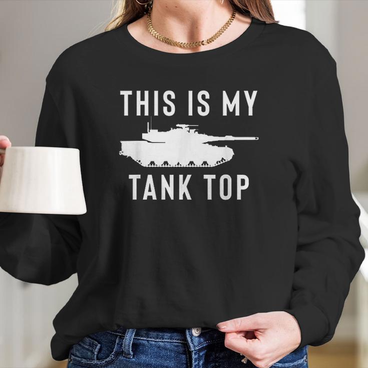 Abrams Funny Sarcastic Military Pun Women Long Sleeve Tshirt