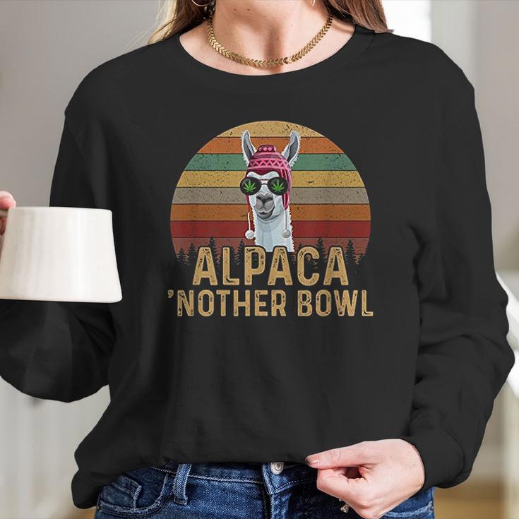 Alpaca Nother Bowl Funny Marijuana Women Long Sleeve Tshirt