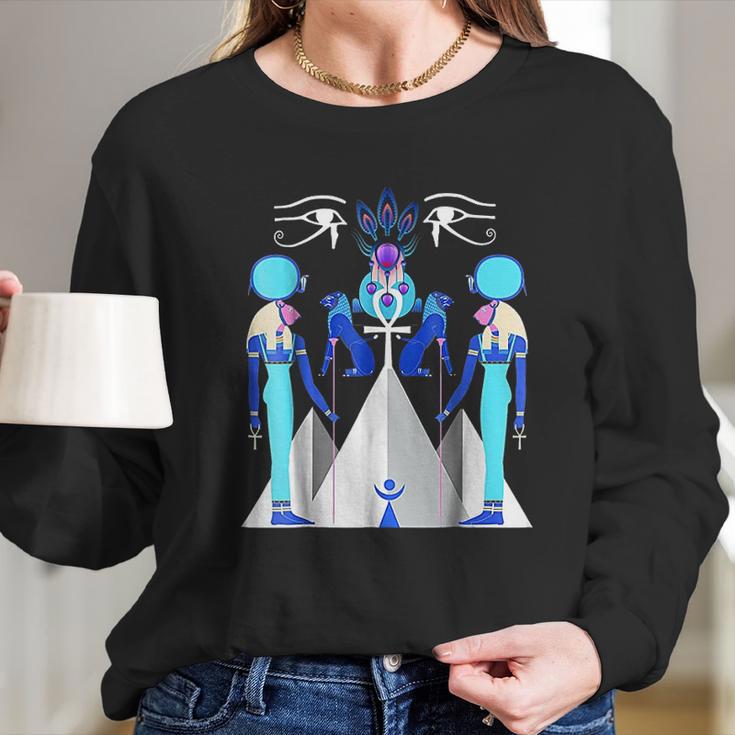 Ancient Egyptian Goddess Sekhmet Women Long Sleeve Tshirt