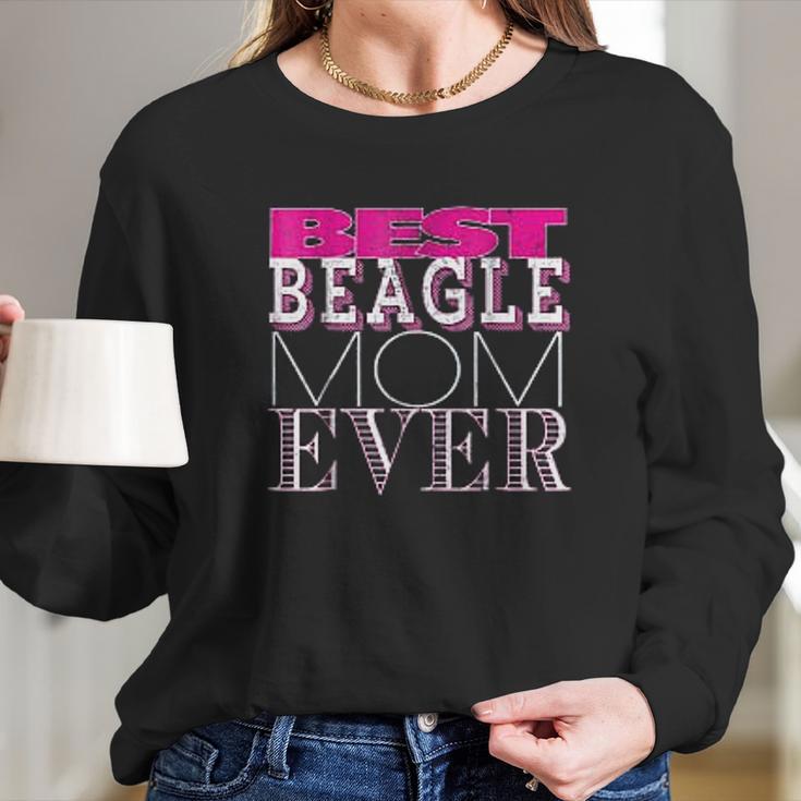 Best Beagle Mom Ever Beagle Dog Women Long Sleeve Tshirt