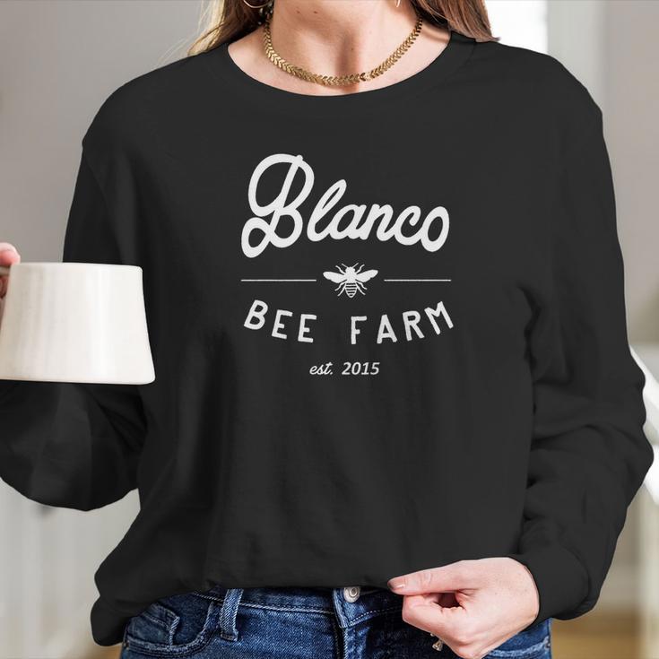 Blanco Bee Farm Classic Logo Women Long Sleeve Tshirt