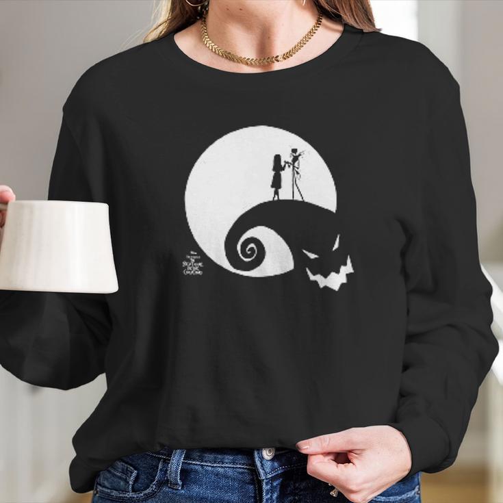 Boys Nightmare Christmas Moon Oogie Boogie Women Long Sleeve Tshirt