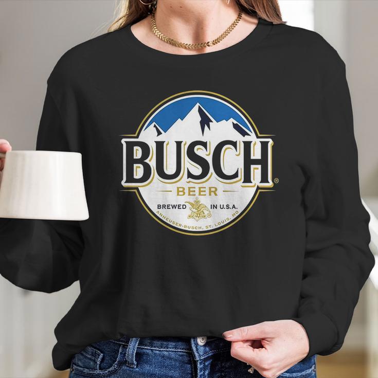 Busch Beer LogoShirt Women Long Sleeve Tshirt