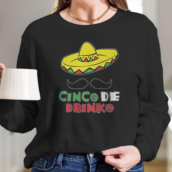 Cinco De Drinko Cinco De Mayo Tequila Women Long Sleeve Tshirt