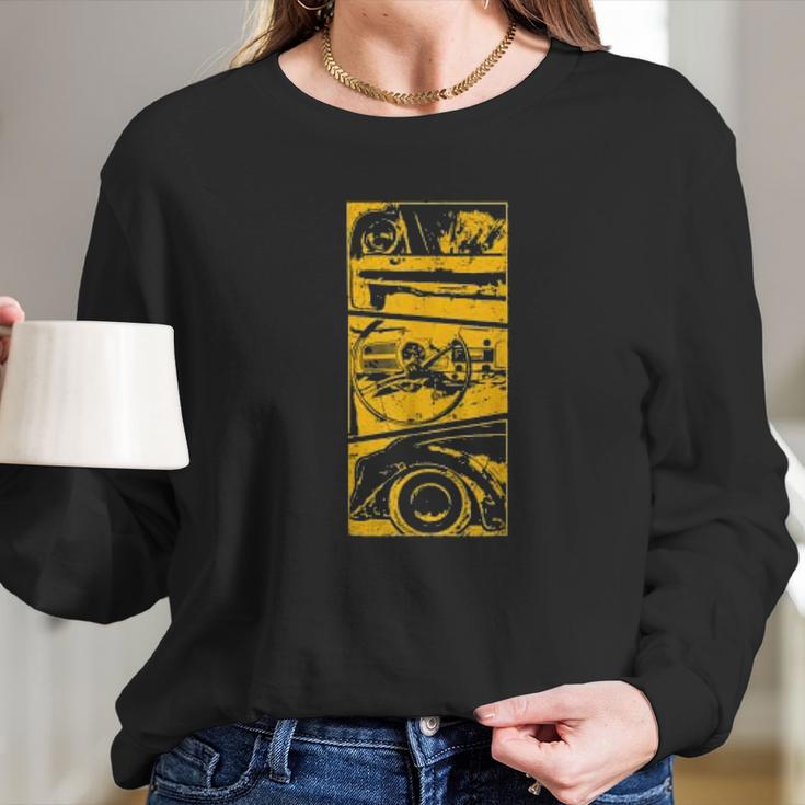 Classic Vintage Car Oldtimer Beetle Herbie Automotive Women Long Sleeve Tshirt