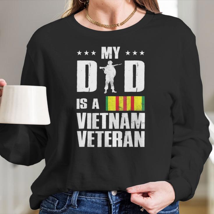 My Dad Is A Vietnam Veteran Men Women T-Shirt Graphic Print Casual Unisex Tee Women Long Sleeve Tshirt