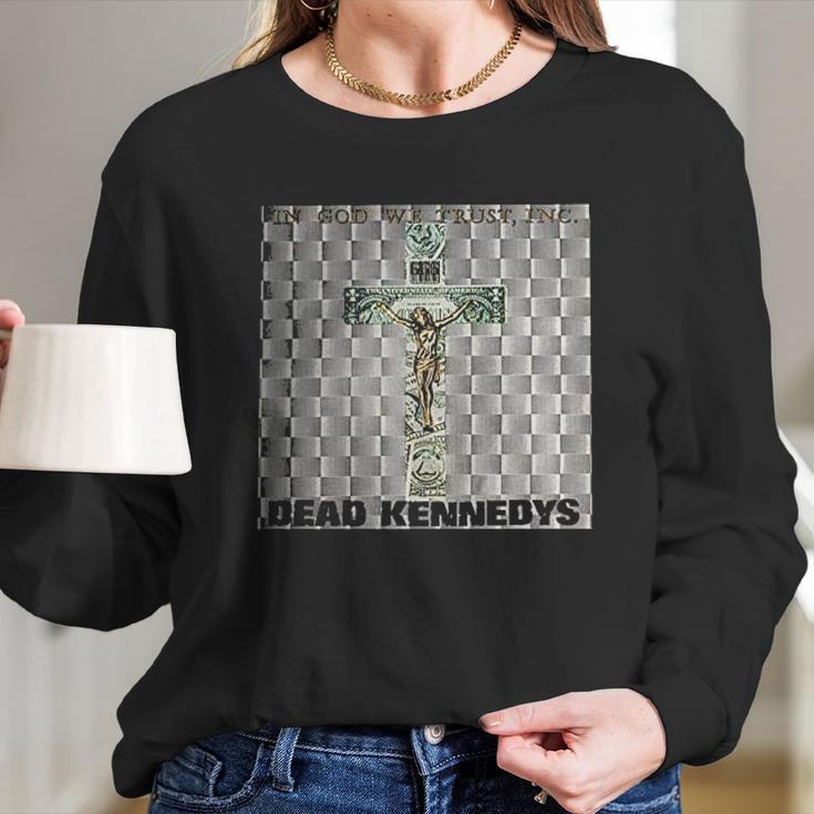 Dead Kennedys In God We Trust Women Long Sleeve Tshirt