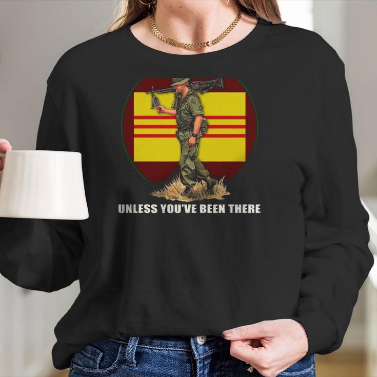 Dont Mean Nuthin Unless Youve Been There Vietnam Veterans Day Women Long Sleeve Tshirt