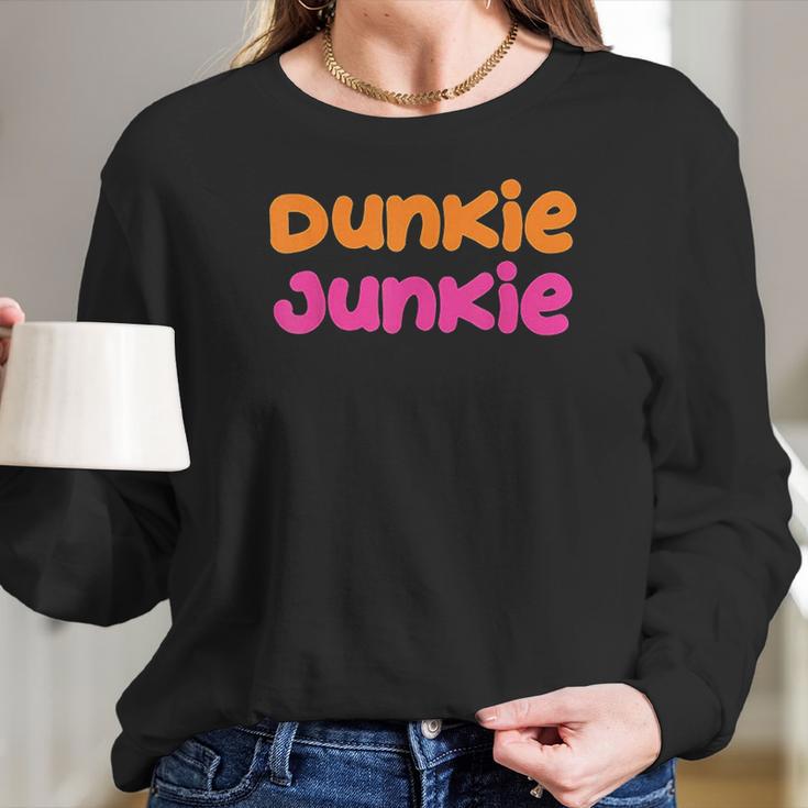 Dunkie Junkie Coffee Love Women Long Sleeve Tshirt