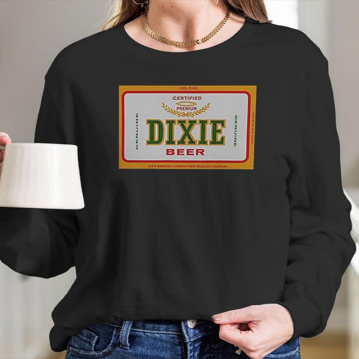 Excellent Dixie Beer Of New Orleans Women Long Sleeve Tshirt