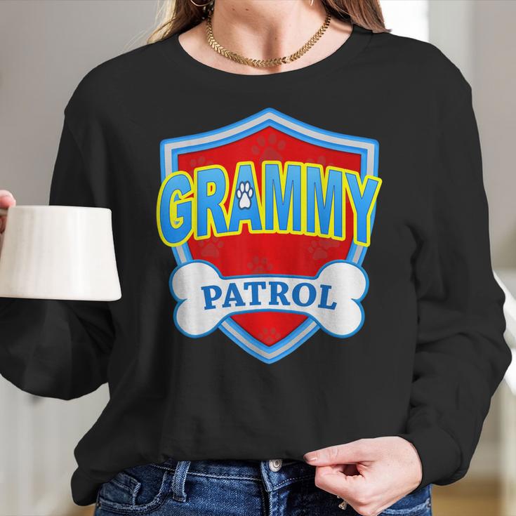 Funny Grammy Patrol - Dog Mom Dad For Men Women Gift Women Long Sleeve Tshirt