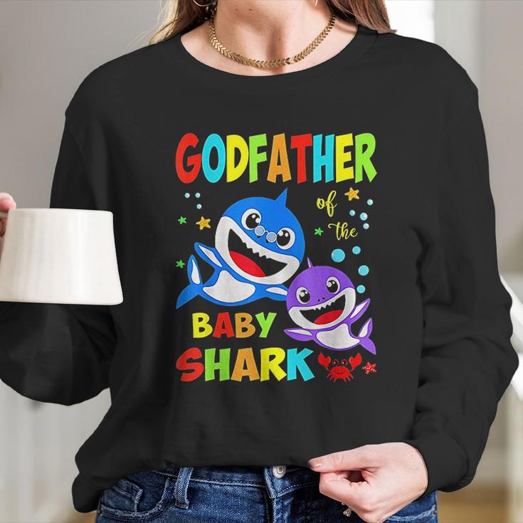 Godfather Of The Baby Shark Women Long Sleeve Tshirt