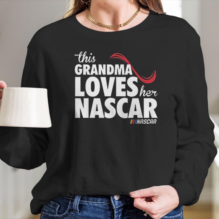 This Grandma Loves Nascar Women Long Sleeve Tshirt