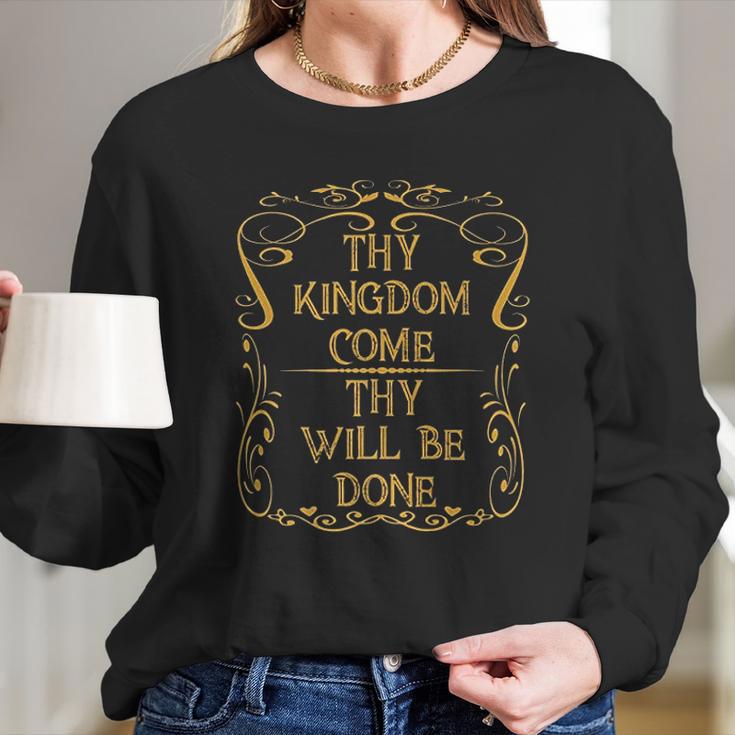 Inspirational Christianity With Biblical Women Long Sleeve Tshirt