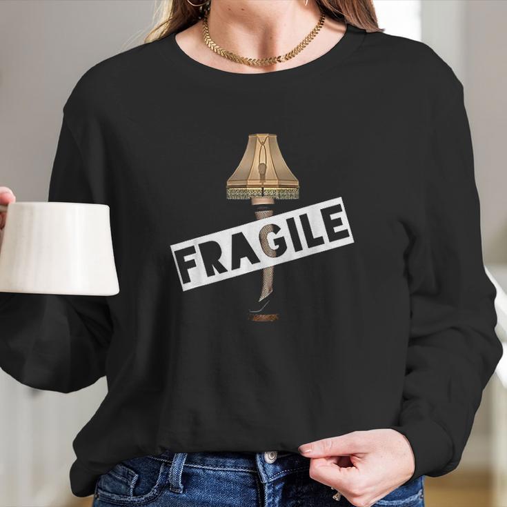 Its A Major Award Funny Christmas Fragile Leg Women Long Sleeve Tshirt