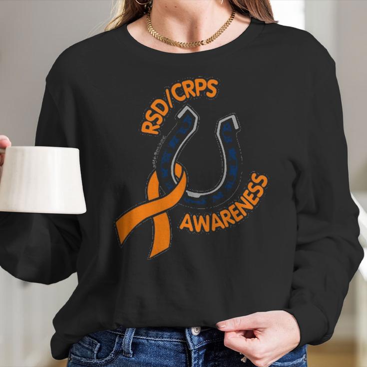 Leanna Horseshoe Rsd Crps Women Long Sleeve Tshirt