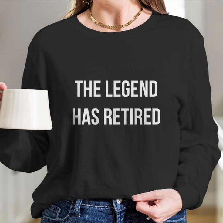 The Legend Has Retired By Mariteas----Zsutitq Women Long Sleeve Tshirt