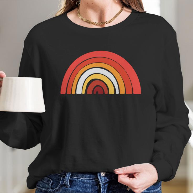 Lgbtq Butch Lesbian Flag Gift Lgbtqia Rainbow Butch Lesbian Cute Gift Women Long Sleeve Tshirt