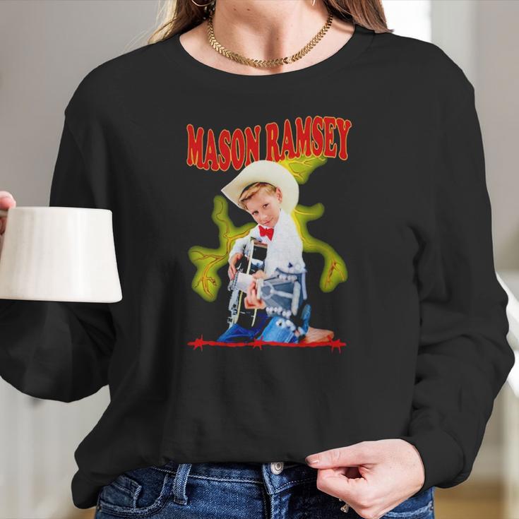 Mason Ramsey Playing Guitar Gift Men Women T-Shirt Graphic Print Casual Unisex Tee Women Long Sleeve Tshirt