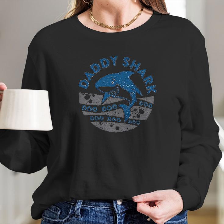 Mommy Shark Daddy Shark Shark Doo Doo Women Long Sleeve Tshirt